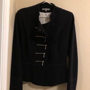 People Like Frank Women's Black Blazer Jacket